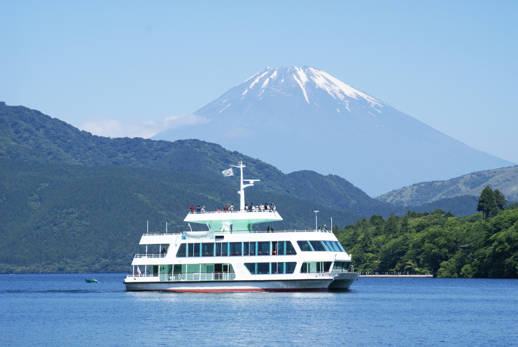 観光船がある風景-⑧