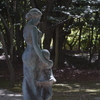 The statue of a mother and her daughter