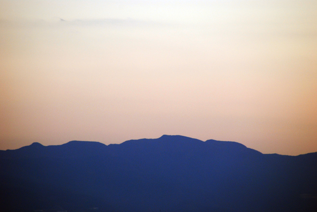 箱根峠からの夕景-➆