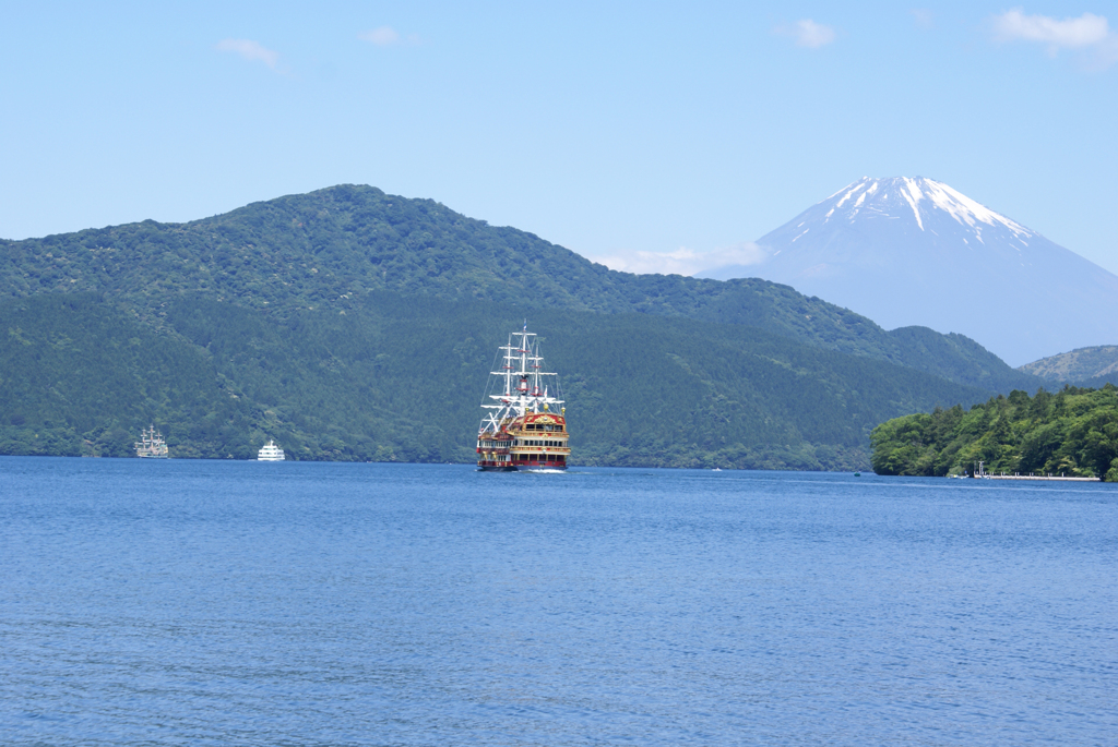 観光船がある風景-⑥