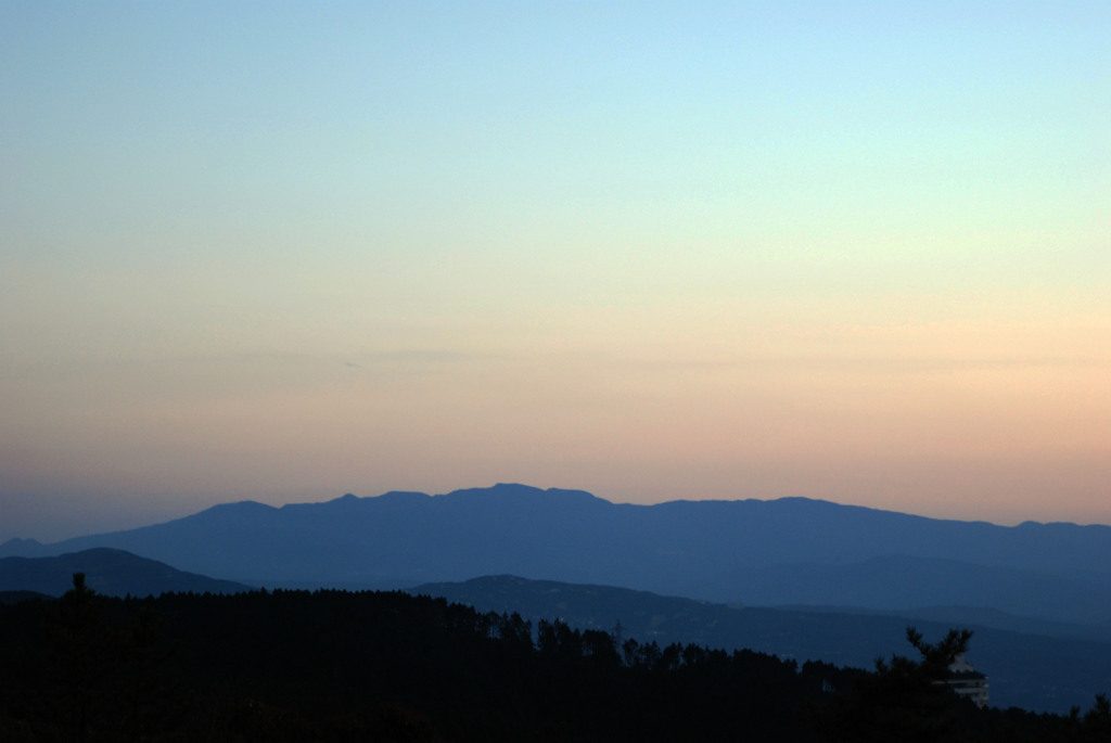 箱根峠からの夕景-➄