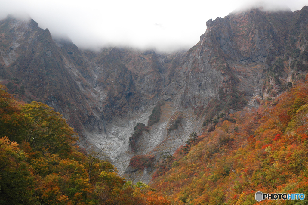 谷川岳・一の倉沢・紅葉③