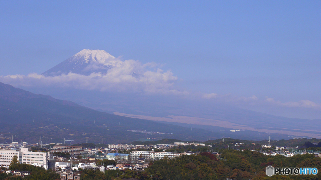 また富士山に会えたーバンザイ（やったぁ～）ヽ(=´▽`=)ﾉ