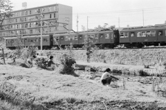 田園都市の休日風景