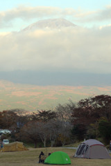 今日の富士山を田貫湖から望む-⑧