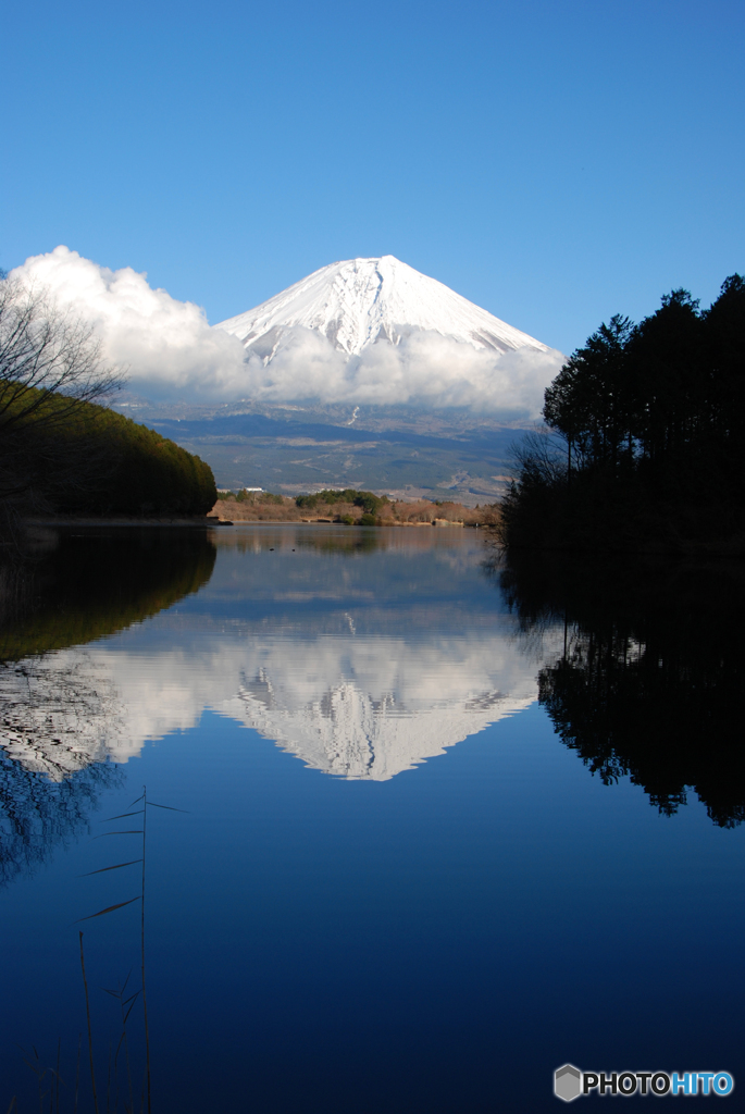 田貫湖の逆さ富士