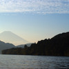 昨夕の箱根芦ノ湖越しの富士山-①