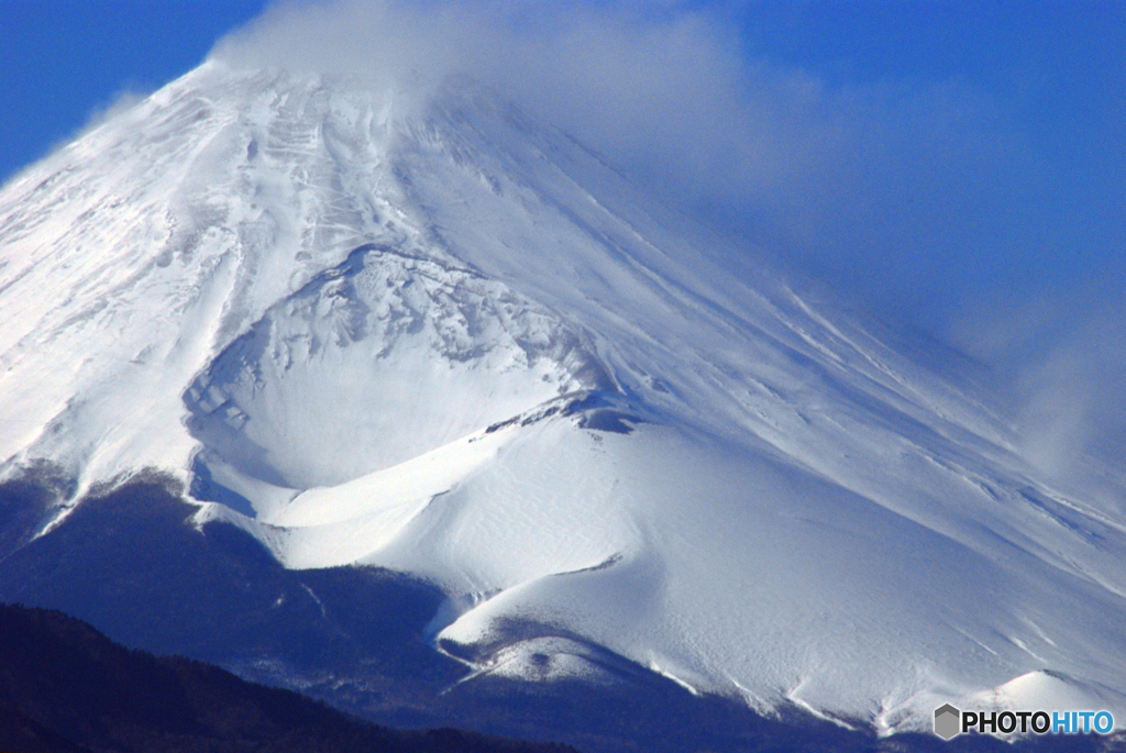 風速毎秒35メートルの世界（富士山東陵）