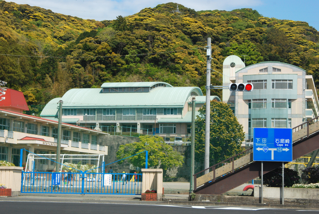 自然が豊かな小学校