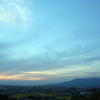 我が町・ある秋の夕景