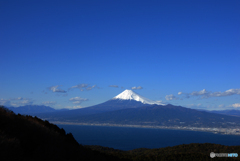 駿河湾越の富士山