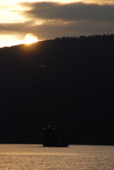 こがね色に輝く湖畔-⑧