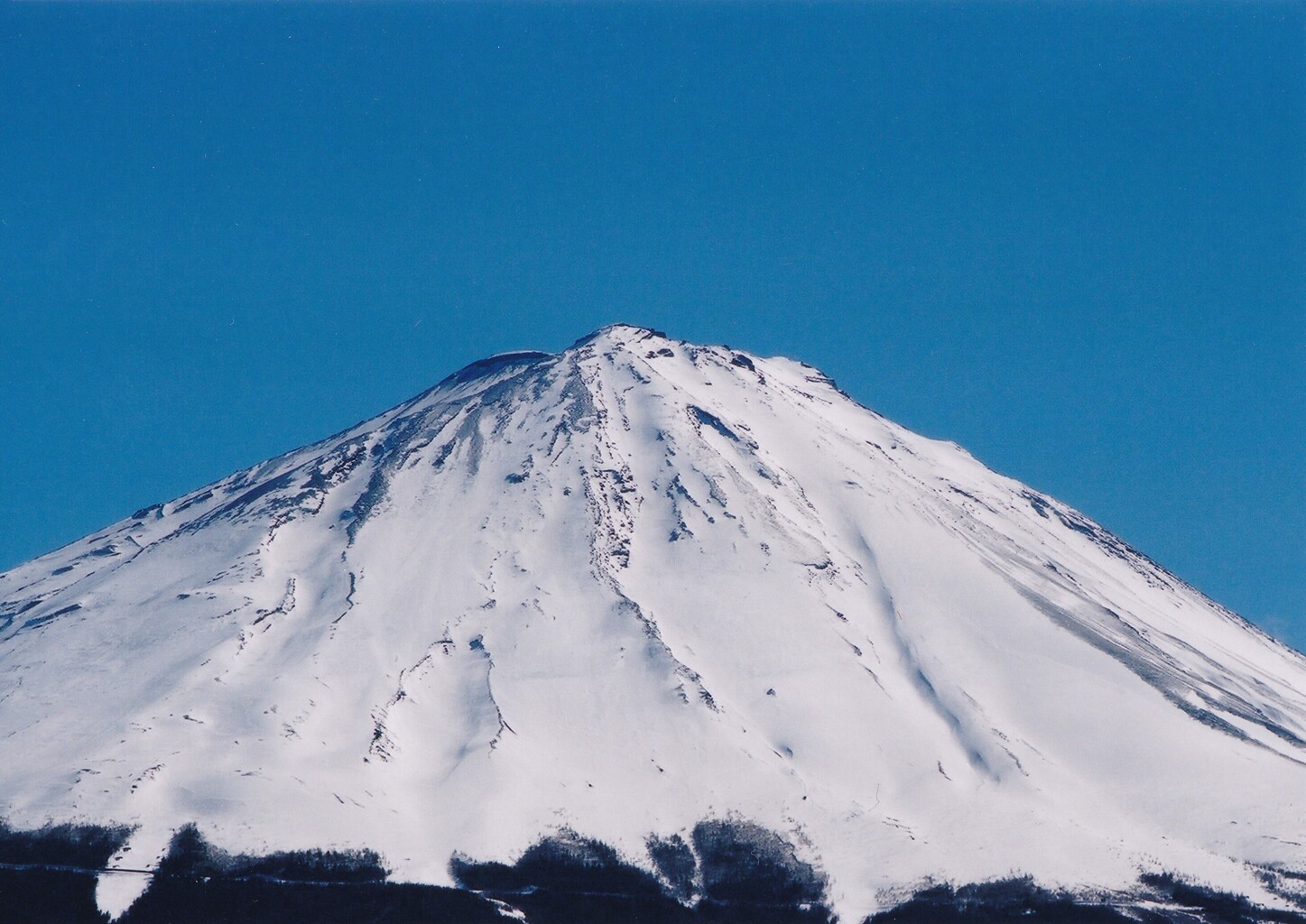 厳冬期の富士山（フイルム）-➃