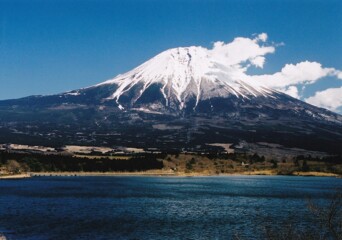 厳冬期の富士山（フイルム）-③