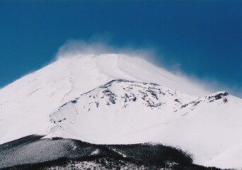 厳冬期の富士山（フイルム）-➆