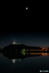 犬山城と中秋の名月