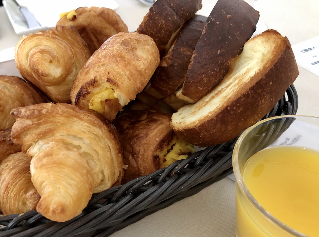 リゾートの朝食！