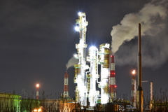 工場夜景
