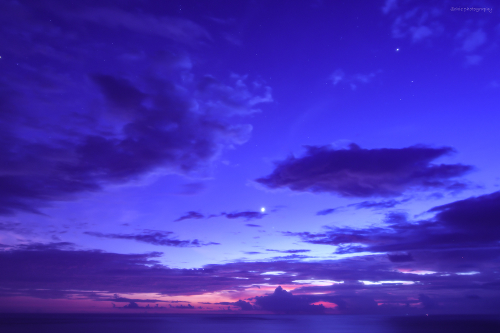夕暮れと金星、スピカ