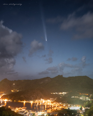 島の夜景