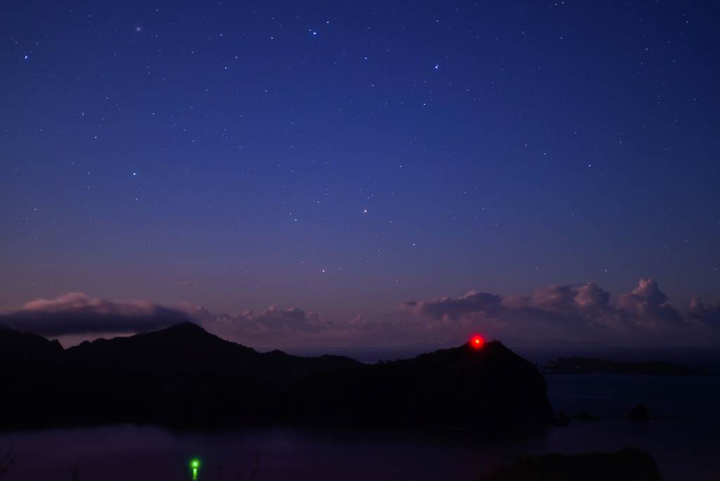 満月翌日の南十字星