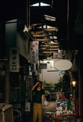真夏の路地裏