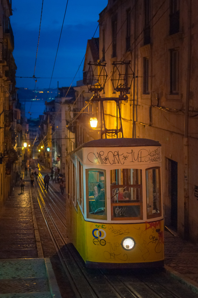 Elevador da Bica：Bica駅の折り返しその２