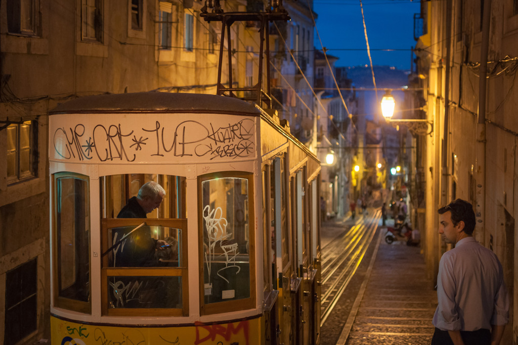 Elevador da Bica：Bica駅の折り返しその３