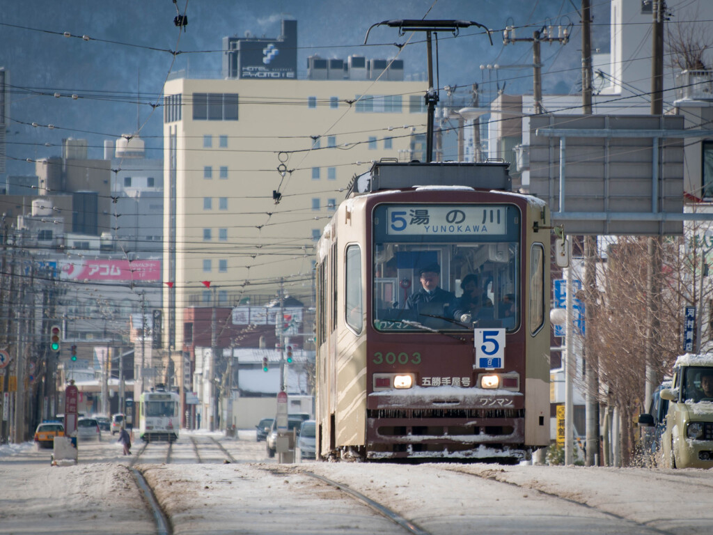 雪にも車にも負けていなかった