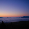 三国峠の雲海　日の出前