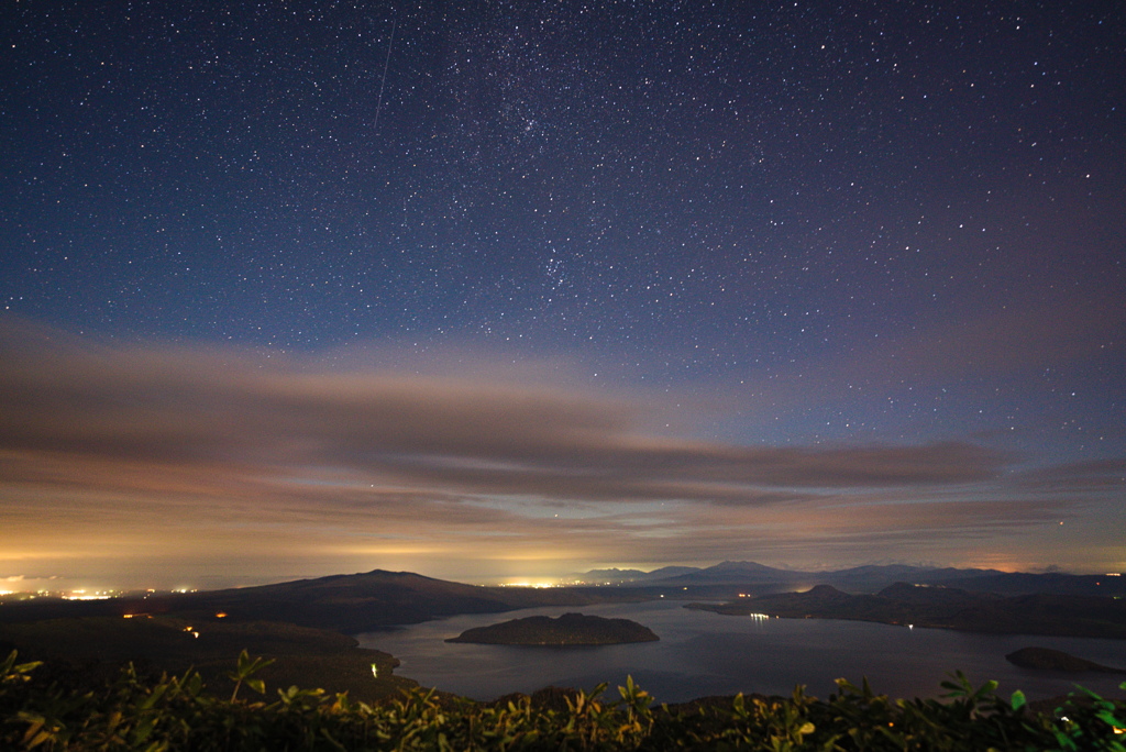 津別峠の夜景