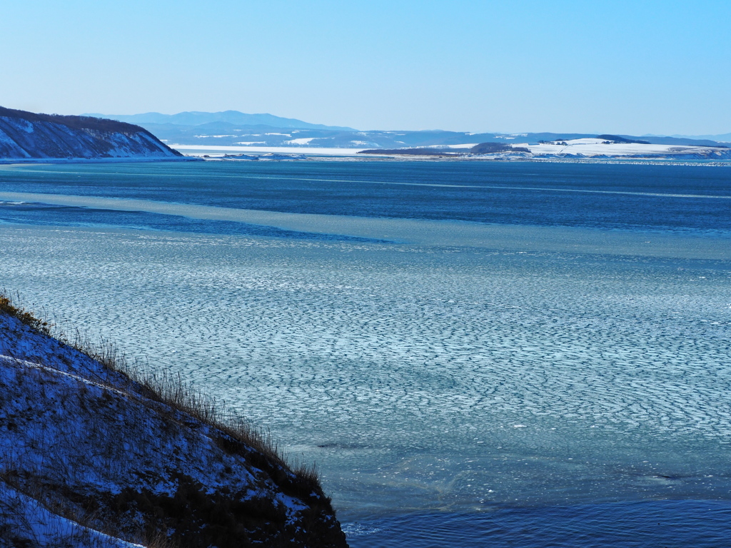 流氷帯とオホーツク海