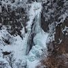 大雪の氷瀑