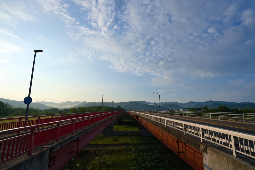 いわね大橋の朝景