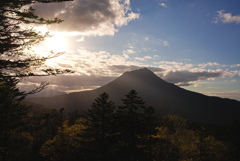 雄阿寒の夕景