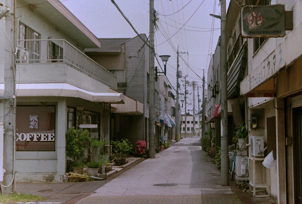 レトロな町並み