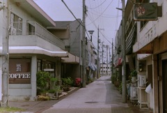 レトロな町並み