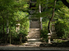 宮島の階段