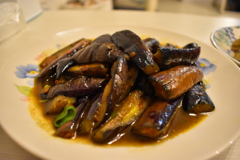 なすびの豆板醤炒め