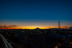 町内のマジックアワー。