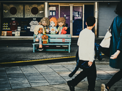 デジタルな笑顔