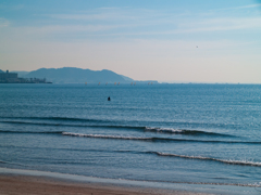 初冬の由比ヶ浜