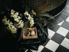 ホールの片隅 ホールの片隅