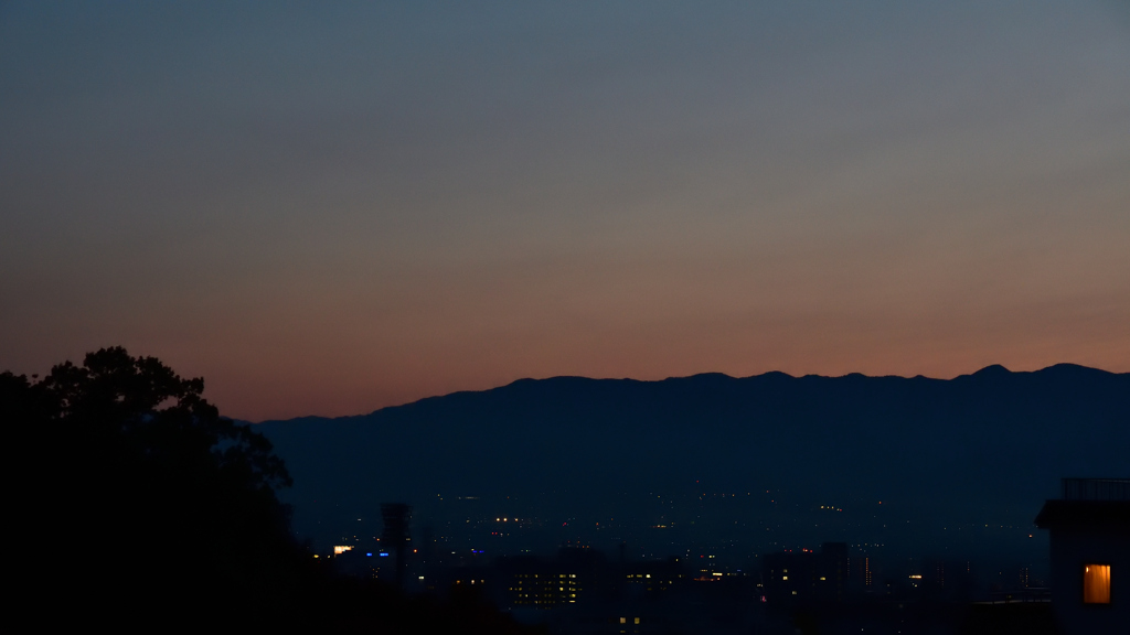 GoTo先の夕暮れ