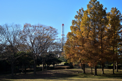 ロケット煙突のある街