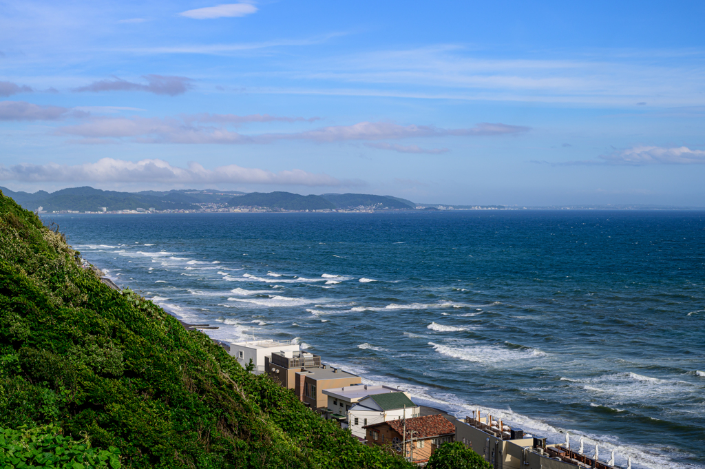 風強し（遠景試写）