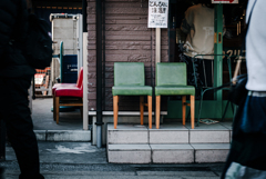 街角の補色関係 街角の補色関係