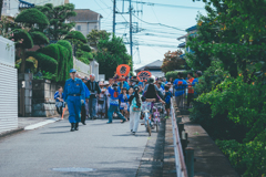 町内会の祭り　(´▽｀)