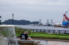 曇った日の昼下がり