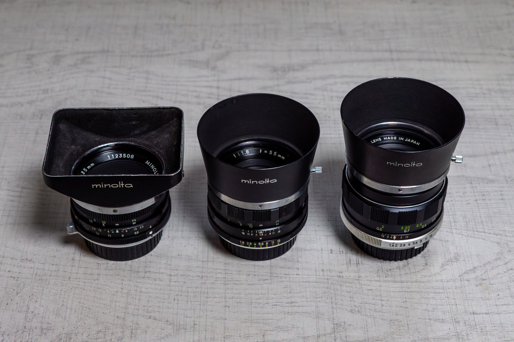ミノルタ・ロッコールレンズの私的スナップシューター3本